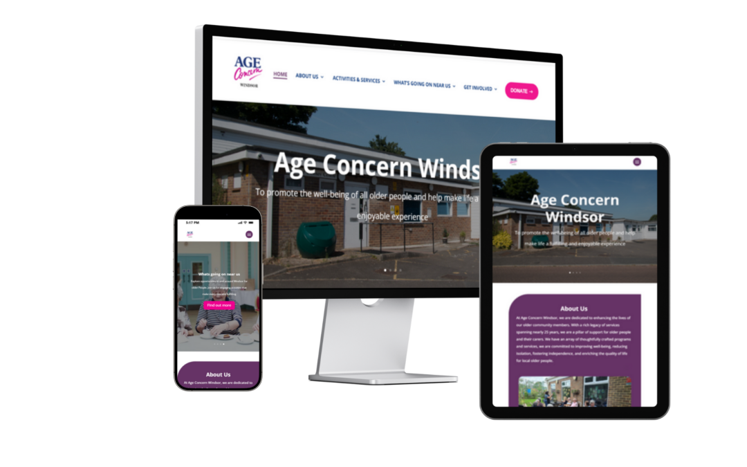 Age Concern Windsor Website Redesign Case Study