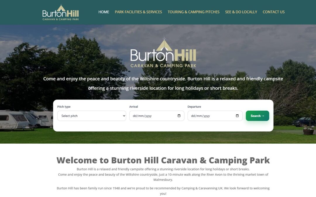 Burton Hill Caravan & Camping Park Case Study